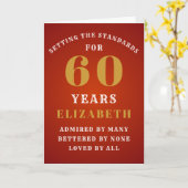 60誕生日規格の設定名前の追加 カード (黄色い花)