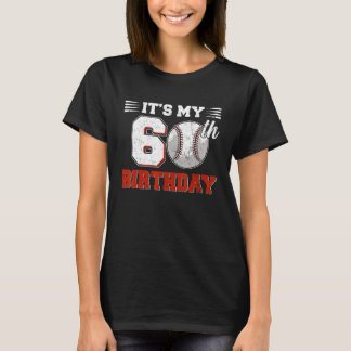 60誕生日野球60歳の日 Tシャツ