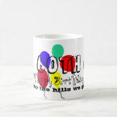 60誕生日風船ユーモアのマグカップ コーヒーマグカップ (中央)