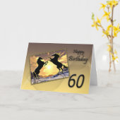 60誕生日飼育馬カード カード (黄色い花)