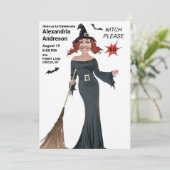 60誕生日魔女🧙女おもしろいのパーティー 招待状 (スタンド正面)