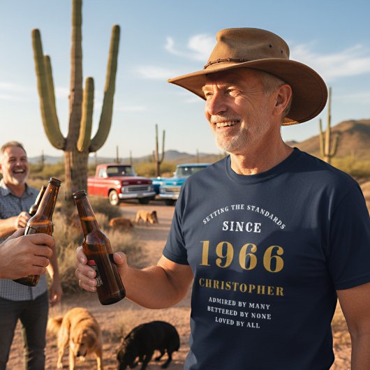 60誕生日1961青金ゴールドメンズパーソナライズされた Tシャツ