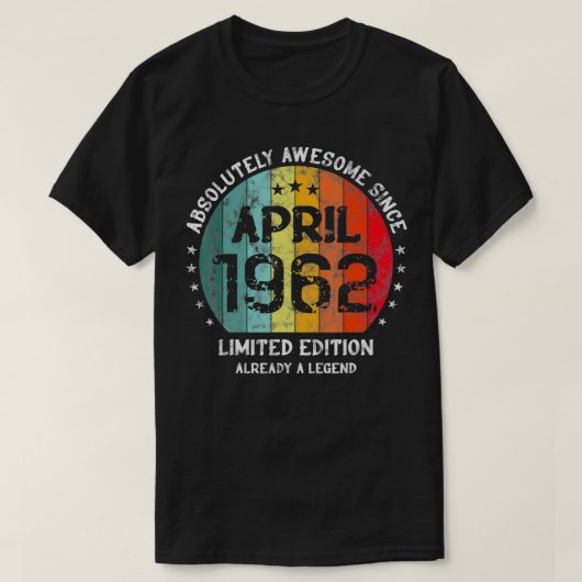 60誕生日1962年素晴らし4月以来 Tシャツ (デザイン正面)