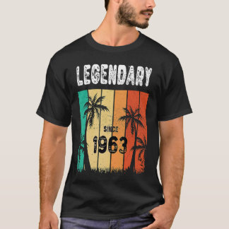 60誕生日1963誕生日男性へと女性 Tシャツ