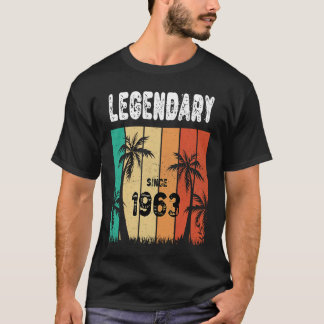60誕生日1963誕生日男性へと女性 Tシャツ