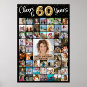 60誕生日55フォトコラージュ応援から数年 ポスター (正面)