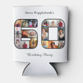 60誕生日60枚目白 缶クーラー (正面)