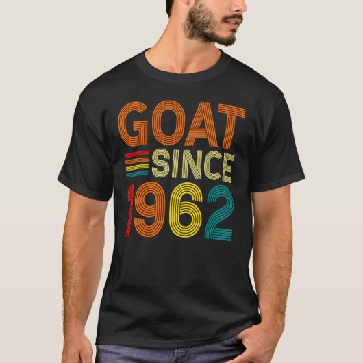 60誕生日60歳のヤギ1962年から Tシャツ (正面)