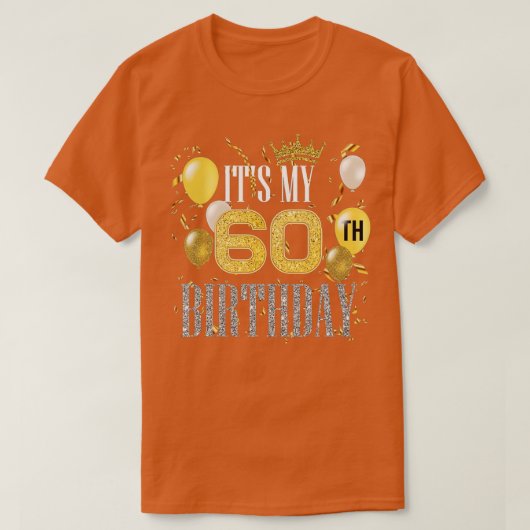 60誕生日60歳カッコいいの誕生日Pa Tシャツ (デザイン正面)