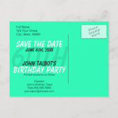 60誕生日60sパーティー保存 案内ポストカード (裏面)