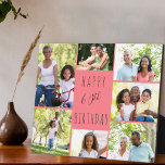 60誕生日7フォトコラージュコーラルグレー フォトプラーク<br><div class="desc">写真のプラークとハッピー60誕生日パーソナライズされたを言いなさい。この写真テンプレートは、誕生日の挨拶の写真のコラージュに表示されお気に入りのる7枚の写真を追加するのまわりにために設定されている。単に読タイポグラフィの「Happy 60誕生日」の文言カジュアル。「60th」は実際に編集可能もしで、誕生日にこれを望ん違うだ。このデザインはサンゴと木炭のグレーのカラーパレットを持っている – 編集可能な年齢の他の色は私の店で利用可能である。</div>