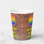 60誕生日:おもしろいグラフィティインスパイア – レボイン60 紙コップ (右)