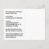 60誕生日-おもしろい花火、レインボールック"60" ポストカード (裏面)