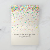 60誕生日 カード (内部)