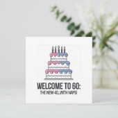 60誕生日 カード (スタンド正面)