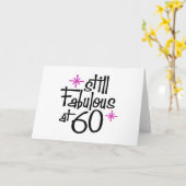 60誕生日 カード (黄色い花)