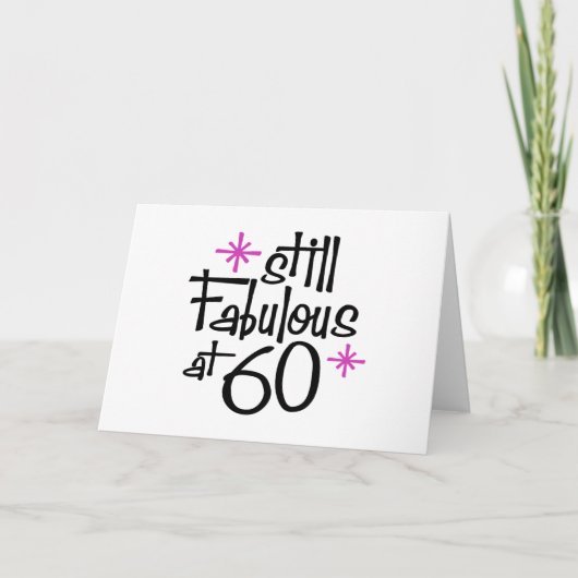 60誕生日 カード (正面)