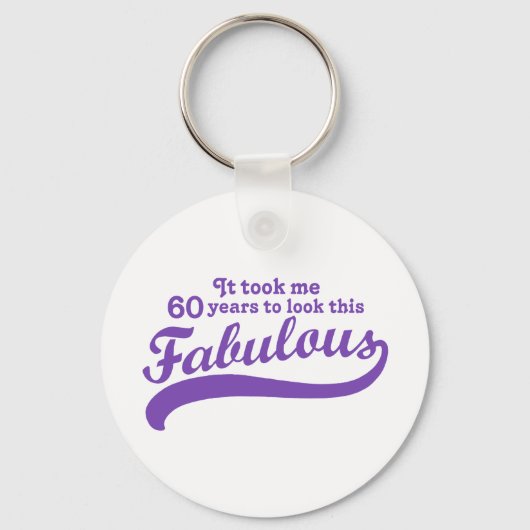 60誕生日 キーホルダー (正面)