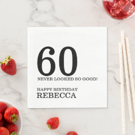 60誕生日 スタンダードランチョンナプキン