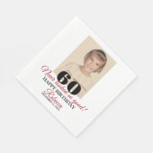 60誕生日 スタンダードランチョンナプキン (角)