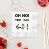 「60誕生日」ナプキンス 縁ありカクテルナプキン (インサイチュ)