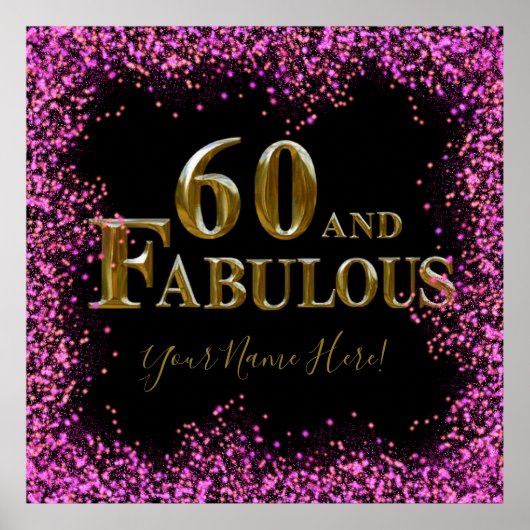 60誕生日 ポスター (正面)