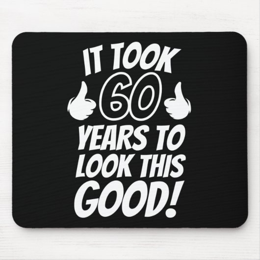 60誕生日 マウスパッド (正面)