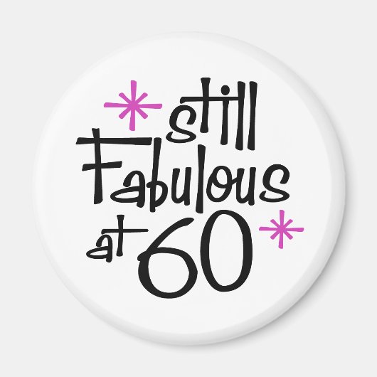 60誕生日 マグネット (正面)