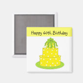 60誕生日 マグネット (正面/裏面)