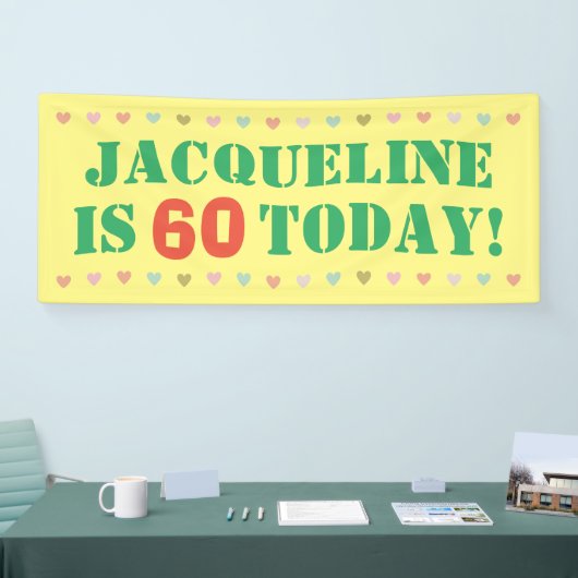 60誕生日 横断幕 (トレードショー)