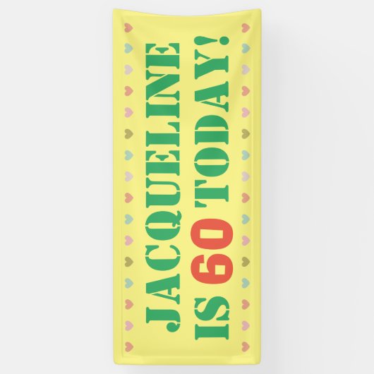 60誕生日 横断幕 (縦)