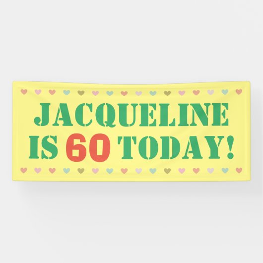 60誕生日 横断幕 (横)