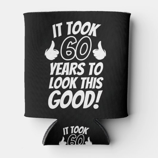 60誕生日 缶クーラー (正面)