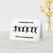 **60誕生日** JOY CARDジャンプ カード (黄色い花)