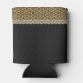 60誕生日A18ブラックと金ゴールド 缶クーラー