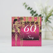 60誕生日Bashパーティー 招待状 (スタンド正面)