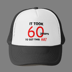 60誕生日Gagギフトハット男性へ キャップ