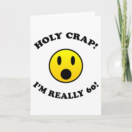 60誕生日Gagギフト カード (正面)