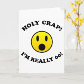 60誕生日Gagギフト カード (黄色い花)