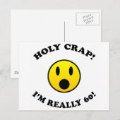 60誕生日Gagギフト ポストカード (正面/裏面)