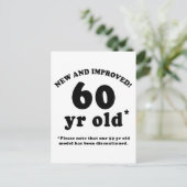 60誕生日Gagギフト ポストカード (スタンド正面)