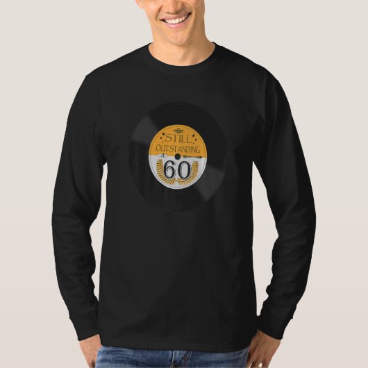 60誕生日Lpビニールディスク Tシャツ (正面)