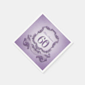 60誕生祝いヴィンテージ枠 スタンダードカクテルナプキン (角)