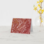 60語母語の違う単語 カード (黄色い花)