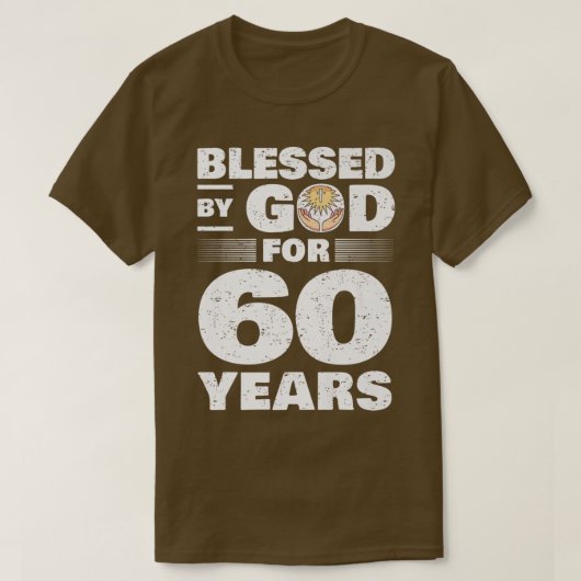 60賛美年60誕生日プレミアム Tシャツ (デザイン正面)