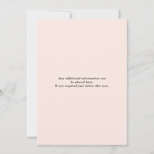 60赤面ピンク60th誕生日パーティーの写真 招待状 (裏面)