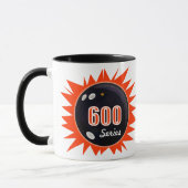 600シリーズのパーソナライズボーリング、ボールグラフィックアート、 マグカップ (左)