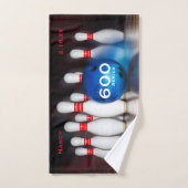 600ボーリングシリーズまたは選択スコア、ボーリング ハンドタオル (ハンドタオル)