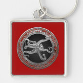 【600枚】守備姿勢の聖銀蛸 キーホルダー (正面)