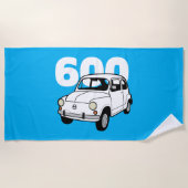 600白v2 ビーチタオル (正面)